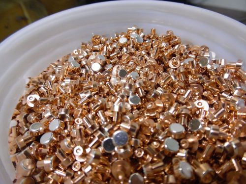 7.3 kg Ag/Cu Silver Copper Bimetal Contact Rivets 2417939 (P361) 16880 Pieces