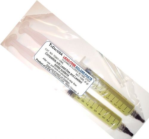 TDUSA601 - 10ML Solder Flux Paste in Syringe Dispenser - Buy One Get One Free!
