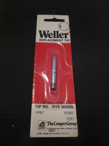 Weller PTD7 Soldering  Replacement Tip  for TCP / TC201 Irons