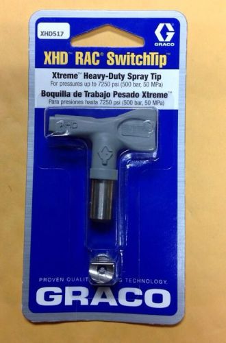 Graco xhd517 rac switchtip xtreme heavy-duty spray tip for sale