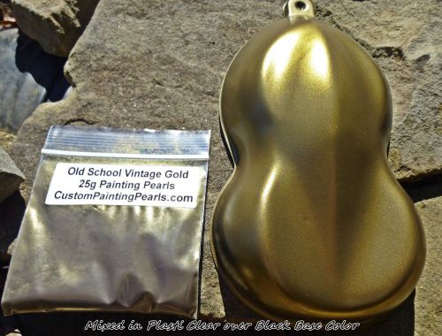 Old School Vintage Gold Pearl Pigment Plasti Dip Gloss Clear Auto Lacquer Gallon