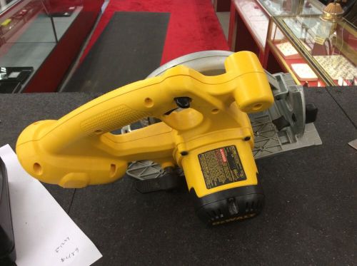 dewalt dc390 circular saw bare tool only with blade