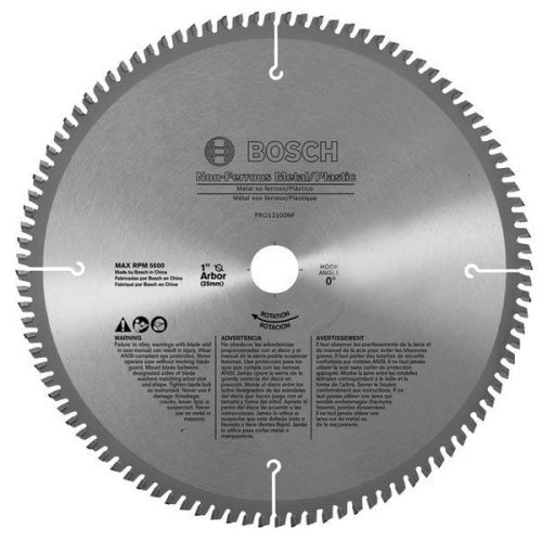 Bosch pro14100nf industrial circular saw blade -diameter x tooth: 14&#034; x 100 tcg for sale