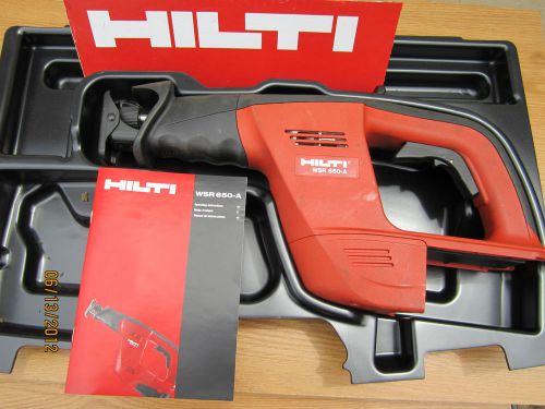 hilti WSR650-A 24V reciprocating saw BARE TOOL ,HAVY DUTY , THE BEST TOOL