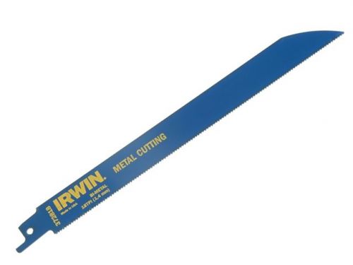 IRWIN Sabre Saw Blade 818R Metal Cutting 200mm Pack of 5