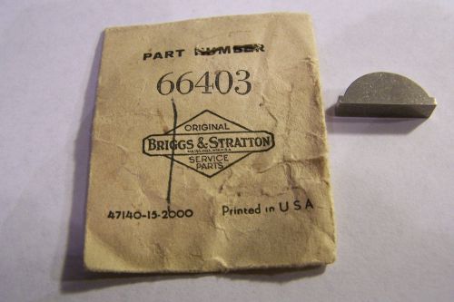 Antique Briggs and Stratton flywheel key part # 66403