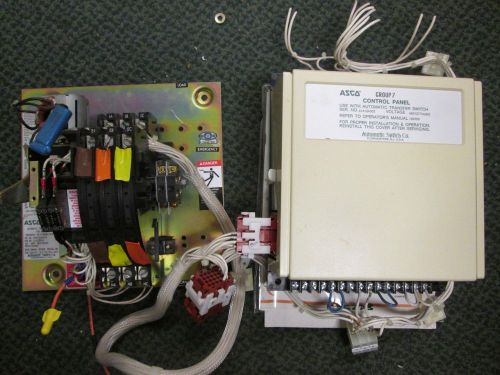 Asco automatic transfer switch w/ controller b940310097xc 100a 480y/277v used for sale
