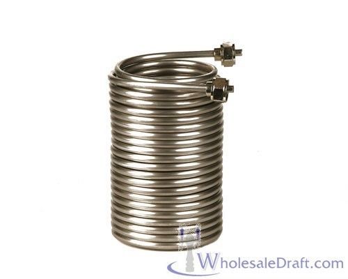 Stainless steel 50&#039; 5/16 coil for draft beer keg bar equipment #0061-50s for sale