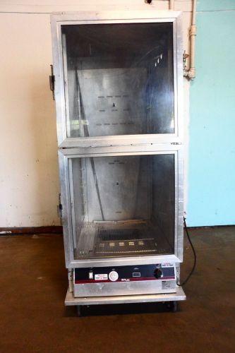 Heavy duty commercial  electric &#034; bevles &#034; food warmer proffer castered cabinet for sale