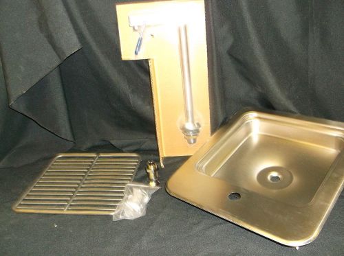 Stainless steel water station sink w/glass filler k27-1000 for sale