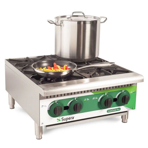 Supera lc4bct-1 4 burner cooktop range/hotplate (new!) for sale
