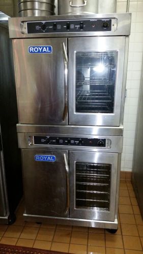 Royal double electric convection ovens