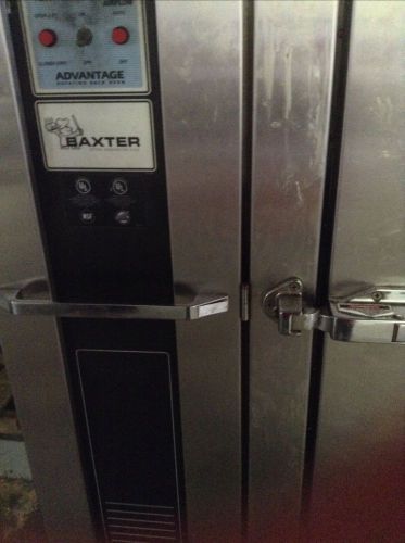 Baxter rotating single rack oven