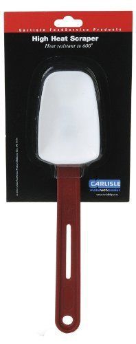 New carlisle 4413602 white 16-inch sparta silicone high heat scraper with red ev for sale