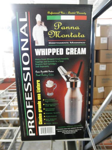 Aluminum 1 liter professional cream whipper (rebuilt) - 22202r for sale