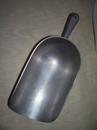 Large aluminum food grain ice candy nut scoop - 15&#034; long for sale