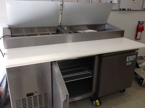72 inch food prep table with 19 inch prep area