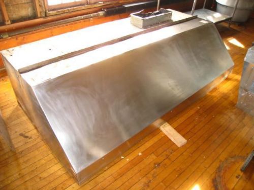 8-ft stainless steel commercial restaurant exhaust fume vent hood for sale