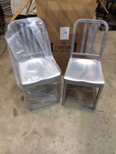 Siren Aluminum Chair Model 850-NEW- 2 chairs for 1 price! Restaurant-Outdoor DA