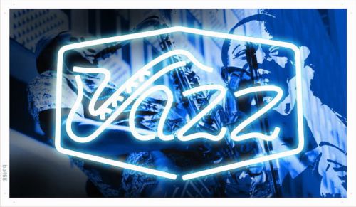 Ba468 jazz saxophone live music bar nr banner shop sign for sale