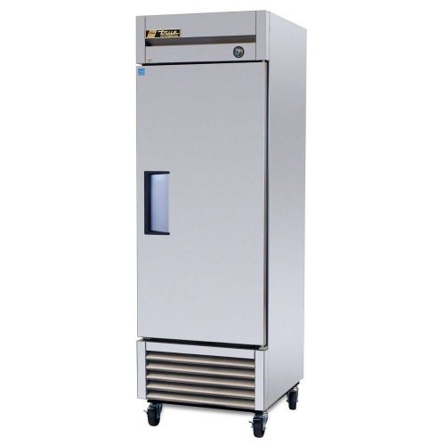 True t-23 reach insolid 1 door stainless commercial  refridgerator for sale