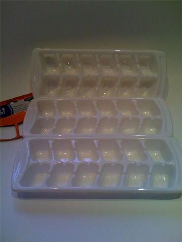 NIP Flex Trays Classic Style 3-Pack Ice Makers Cube Freez  Kitchen Refrigerator