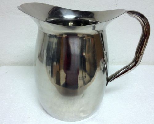 UPDATE INTERNATIONAL BP-3G 3QT STAINLESS STEEL BELL PITCHER W/ GUARD