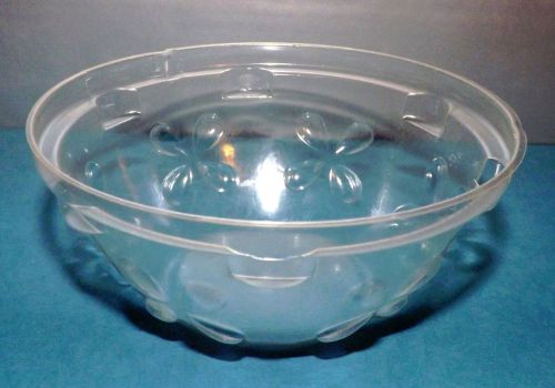 STACK OF 50 Clear Dixie Dessert Dishes Or Plastic Dome Lid for 5 or 8oz Cups