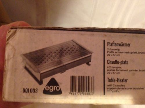 Table Heater  (egro) copper-plated
