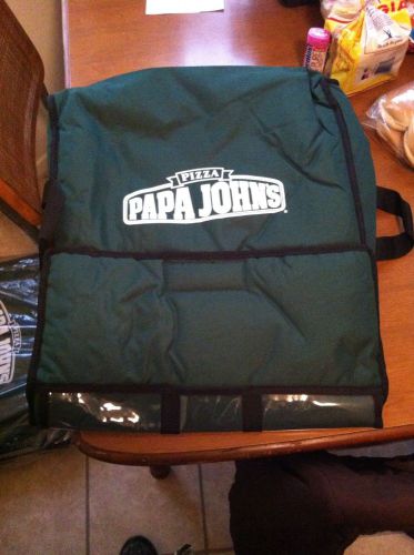 Papa John&#039;s Insulated Pizza Delivery Bag  21 1/2&#034; x 19 3/4&#034; x 7 3/4&#034;