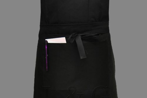 PROFESSIONAL CHEF WAITRESS BAR BISTRO CAFE WAIST SHORT APRON POCKET L&amp;G LONDON