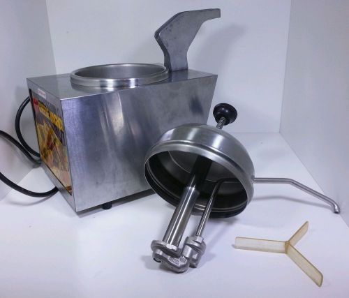 SERVER products 81570 lighted HEATED PUMP DISPENSER unit Nacho Cheese EUC