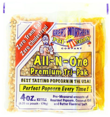 Great Northern Popcorn Kits, 4-Ounce Portion Packs (Pack of 24)