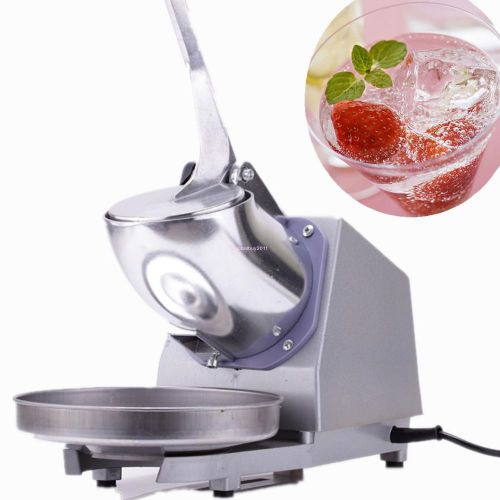 300w comercial ice shaver electric snow cone maker machine stainless snowcone for sale