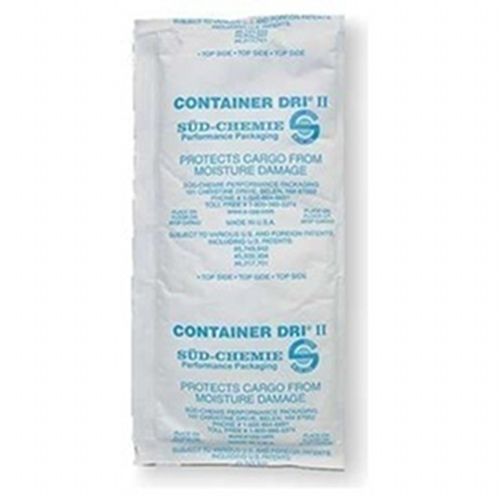 Sud-chemie packaging container dri ii desiccant bag 125g 0760-1450026 qty 32 pk for sale