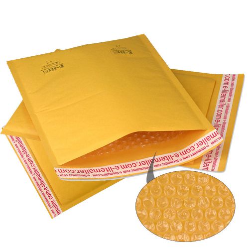 200 pcs #2 8.5x12 e-lite kraft bubble mailers padded mailing bag (100+100) for sale