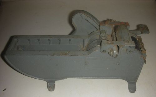 National Tape Sealer Dispenser Model 206 Nashua Package Vintage Metal Heavy