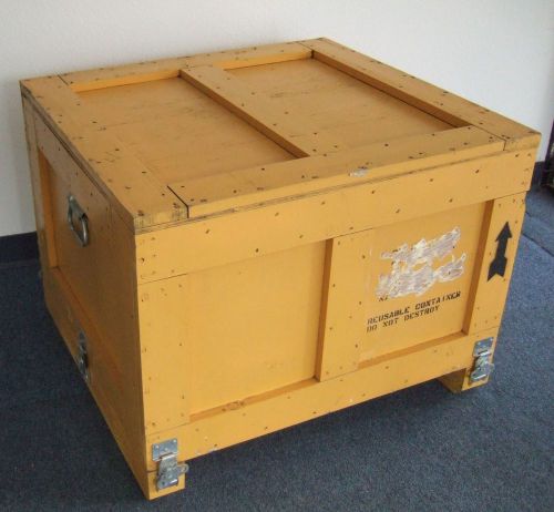 Shipping Wooden Box Container Wood Crate Storage Pallet 30 x 28 x 20