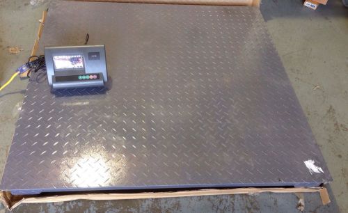 New!! 10000 lb electronic digital industrial pallet shipping floor scale 4x4 for sale