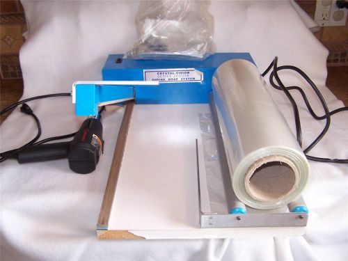 Crystal Wave 2000 SB I-Bar Shrink Wrap System w/ Heat Gun &amp; Shrink Wrap Plastic