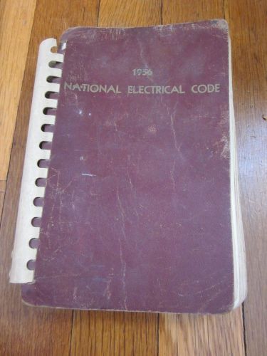 NATIONAL ELECTRICAL CODE 1956 Fire Protection Electricity Electric COMPSON Book