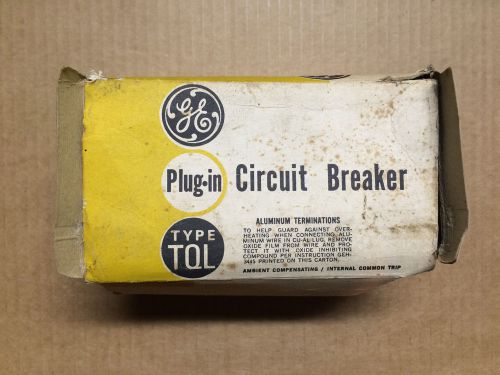 GE General Electric Plug-In Circuit Breaker Type TQL 2 Pole 20 Amp