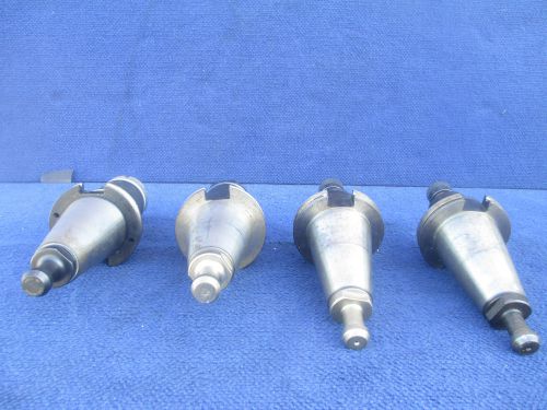 #T36 Lot of 4 Richmill CAT 50 Collect Chuck CNC Flange Tool Holder