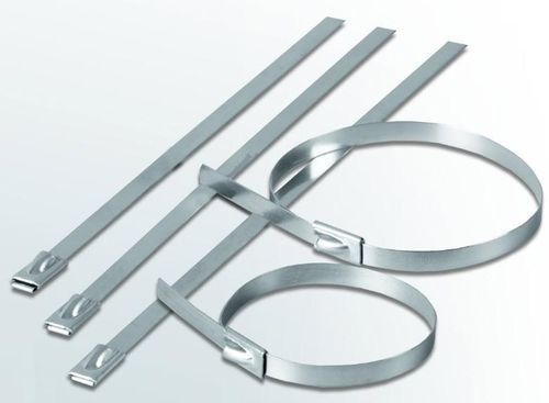 10.2&#034; type 316 stainless steel cable ties 150 lb tensile- 100 pcs- free shipping for sale