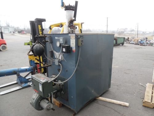 Weil-mclain 88 boiler, model: p-788-w, webster cyclonetic gas burner, used for sale