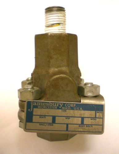 Stainless steel 1/4&#034; ball valve, jamesbury, made in usa for sale