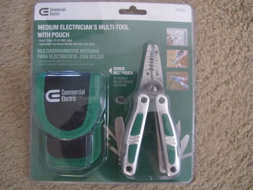 Commercial Electric Medium Electrician&#039;s Multi-Tool with Pouch