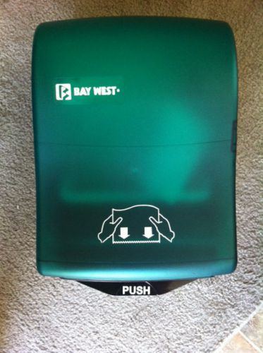 Bay West Silhouette OptiServ Hands Free Paper Towel Dispenser - GREEN  76540