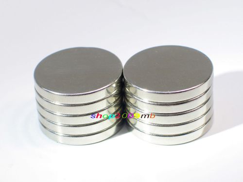 Useful 10pcs Strong Disc Round Rare Earth Permanent Nd-Fe-B Magnets D20x3mm