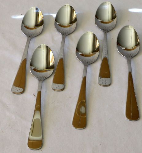 Lot 24  USA Made Stainless Steel Flatware Dessert Spoons